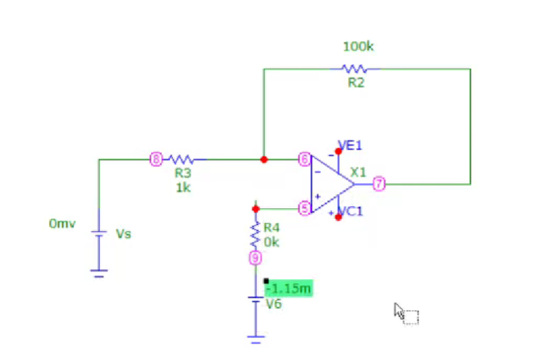 Non Ideal OPAMP